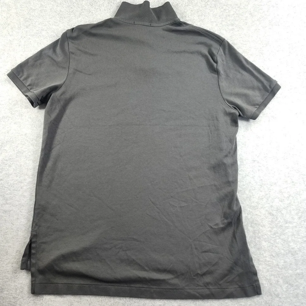 Polo by Ralph Lauren Gray Cotton Polo Shirt Size Large Custom Fit‎ BB7.15E-3582